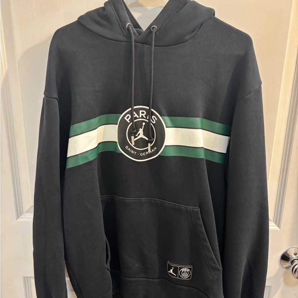 Jordan Black and Green Paris Hoodie